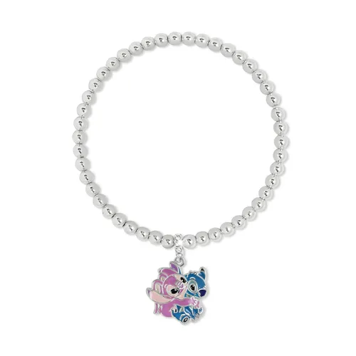 Disney - Silver Plated Stitch Charm Bracelet NEU
