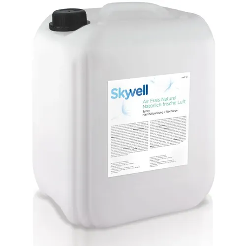 skyvell Freshwave IAQ Air & Surface Spray Nachfüller 5 L - Lufterfrischer für eine effektive Geruchsbeseitigung auf molekularer Ebene, biologisch abbaubar und ideal für vielfältige Einsatzorte wie Spitäler und Restaurants.