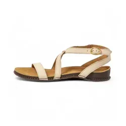El Naturalista Damen N5802 PANGLAO Flache Sandale, Cream, 41 EU Weit - Wanderschuhe mit komfortabler Passform und Schnallenverschluss, ideal für lange Spaziergänge und entspannte Sommertage.
