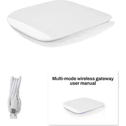Tuya Zigbee 3.0 Gateway Hub, Wireless Smart Gateway, Kompatibel mit Alexa und Google Home, Drahtlose Steuerung für Smart Home Geräte