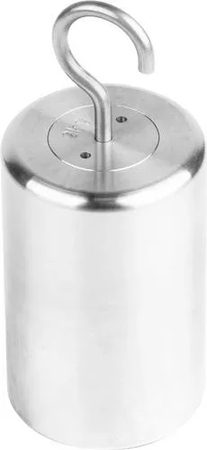 Kern 347126 Prüfgewicht 2 kg, OIML-Klasse M1 - Edelstahl Hakengewicht, feingedreht, ideal für präzise Eichungen. Bitte Etui separat bestellen. Perfekt für Labor und Industrie in der Kategorie Kleben & Versenden.