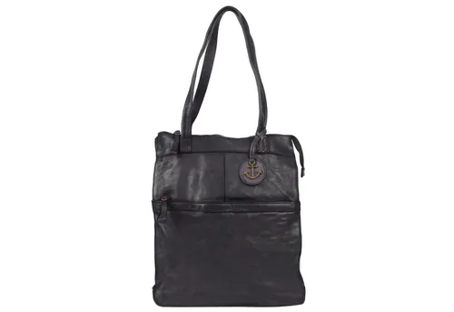 Shopper HARBOUR 2ND "Franny" - Elegante Damenhandtasche aus Rindsleder - Handtaschen aus hochwertigem Rindsleder, stilvolles Design in grau (ash) und praktische Maße für den täglichen Gebrauch.