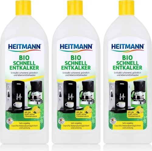 HeitmannSchnell Entkalker 250ml - Reinigung von Kaffeemaschinen (3er Pack)