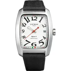 Locman Sport Chrono Anniversary 0471WK/280 – Sportliche Armbanduhr aus Aluminium - Elegante Sport-Armbanduhr aus Italien mit Quarzwerk, leichtem Aluminium-Gehäuse und strapazierfähigem Cordura-Armband für den täglichen Einsatz. Originalverpackt und mit Dokumentation.