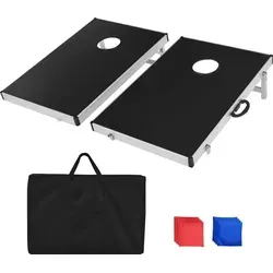 Cornhole Boards Wurfspiel – Geschicklichkeitsspiel für Outdoor-Spaß - Outdoor Spielesammlung für die ganze Familie, ideal für Strand und Garten, fördert Geschicklichkeit und Teamgeist.