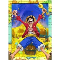 Panini One Piece Karten - Trading Cards (2023) - LE1 Monkey D. Ruffy Gold Card Sammelkarten