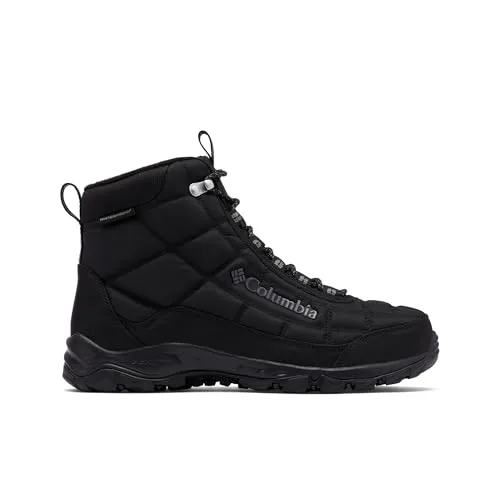 Columbia Firecamp™ Wanderstiefel Schwarz EU 40 1/2 - Wasserdichter und atmungsaktiver Wanderschuh mit 200g Isolierung für kalte Winterabenteuer. Die griffige Omni-Grip™-Außensohle sorgt für optimale Traktion auf jedem Terrain.