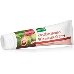 Rosskastanien-Weinlaub-Creme 150 ml - Pflegende Lotion für Arme und Beine mit Rosskastanie und rotem Weinlaub. Schützt und hydratisiert die Haut mit hochwertigen Ölen für ein frisches, geschmeidiges Hautgefühl.