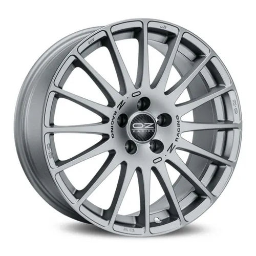 OZ Superturismo GT Alufelgen 15 Zoll, Grigio Corsa - Felgen in 6.5x15" mit Vielspeichen-Design, leicht und robust, ideal für sportliche Fahrzeuge. Optimale Passform mit ET18 und Lochkreis 108.