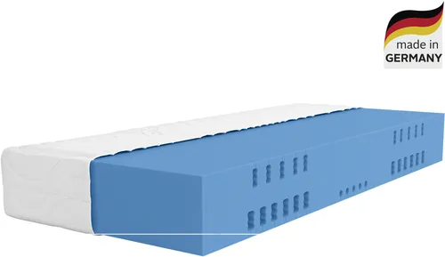 Kaltschaummatratze NEUHEIT, PREMIUM Tornby, 90x200 cm, 140x200 cm & mehr, ergonomisch und langlebig - Erleben Sie höchsten Schlafkomfort mit der PREMIUM Tornby Matratze. Die atmungsaktive Wendematratze bietet optimale Unterstützung durch einen innovativen 7-Zonen-Aufbau und ist ideal für Allergiker.