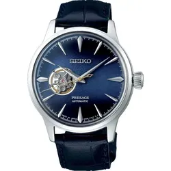 Seiko Herren Automatik Armbanduhr - Presage Cocktail SSA405J1 - Armbanduhren für Herren, elegante 40mm Automatik mit blauem Zifferblatt und edlem Cocktail-Design für stilvolle Anlässe.
