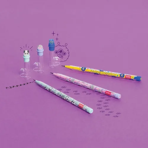 Legami Stapelbarer Bleistift mit Radiergummi - Take a Tip - verschiedene Motive