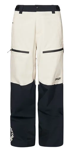 Oakley TNP Lined Shell Pant 2.0 mist/black (BCH) XL – Komfortable Winterhose - Die Oakley TNP Lined Shell Pant 2.0 bietet perfekten Schutz bei winterlichen Bedingungen. Mit DWR-Behandlung, wasserdichten Reißverschlüssen und 4-Wege-Stretchmaterial ist sie ideal für aktive Männer, die Wert auf Funktionalität und Stil legen.