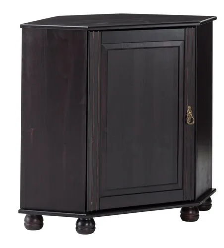 Kommode HOME AFFAIRE "Finca", dunkelbraun, 90cm - Kommode aus FSC-zertifiziertem Massivholz, ideal für den Landhausstil und mit verstellbarem Einlegeboden für optimale Stauraumnutzung.