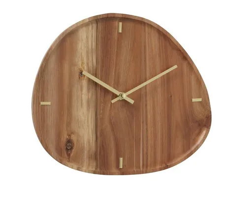 BOLTZE GRUPPE Wanduhr MARRON, Braun, 35 cm - Stylische Wanduhr in Braun, 35 cm Durchmesser, bringt modernen Charme in Ihr Zuhause. Ideal für Wohnaccessoires.