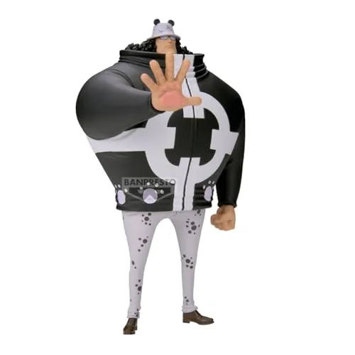BANPRESTO One Piece Bär Bartholomew Kuma DXF Figur - Detailreiche Actionfigur des Bären Bartholomew Kuma aus One Piece, 17 cm groß, ideal für Sammler und Fans. Hochwertiges PVC-Material sorgt für Langlebigkeit und ansprechendes Design.