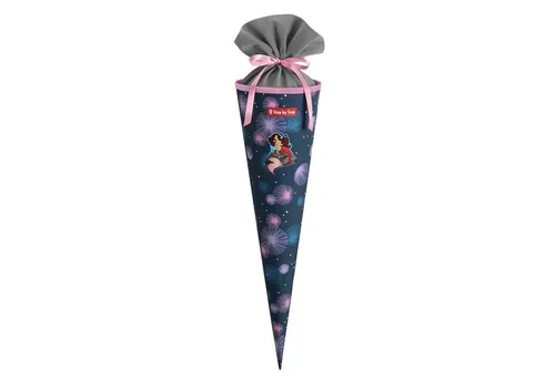 Step by Step Schultüte School Cone, Mermaid Delia - Schultüten für den Schulstart, bezauberndes Meerjungfrau-Design mit 66 cm Höhe und 18,5 cm Breite, perfekt für kleine Schulanfänger.