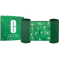 Clinique 12 Tage Adventskalender 2025 - Adventskalender mit 12 Clinique Bestsellern, ideal für die Winterpflege und perfekte Geschenkidee für Hautpflege-Liebhaber.