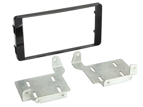 ACV 381200-20-1 2-DIN Radioblende für Mitsubishi L200 - Zubehör für Car HiFi, hochwertige Klavierlack-Oberfläche für ein elegantes Interieur und einfacher Einbau mit Befestigungskit und Anleitung.