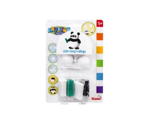 Simba 106354762 - A&F Air Dry Clay Panda - Neu