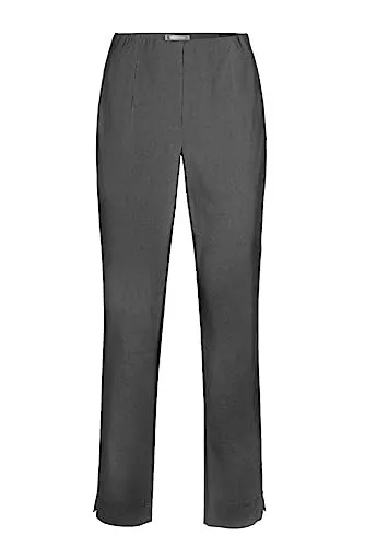 Stehmann INA 740 Stretchhose in Graphit - Damen-Hose mit super elastischem Material, hohem stretchigen Bund und praktischen Schlitz am Beinabschluss für optimalen Tragekomfort und aktuelle Farben.