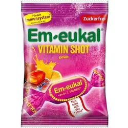 Em Eukal Bonbons Immunstark Vitamin-shot Zfr - Sonstige Süßigkeiten, zuckerfreie Fruchtbonbons mit 10 Vitaminen für ein starkes Immunsystem und spritzig-fruchtigen Geschmack.
