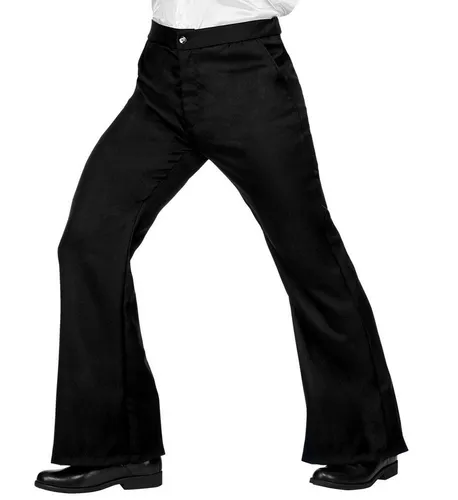 W WIDMANN MILANO Party Fashion 70er Jahre Herrenhose - Kostüm-Unterteile für Erwachsene, ideal für 70er Jahre Motto-Partys mit charakteristischem Schlag-Look und weiten Beinen.