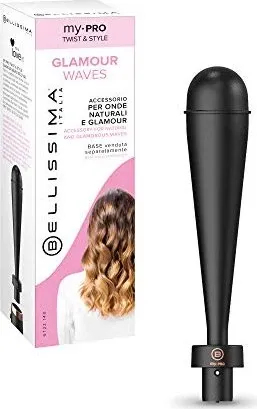 Bellissima 11772 MY PRO TWIST & STYLE Glamour Waves - Modularer Aufsatz für den Styler 11749, ideal für natürliche Wellen. Mit Keramikoberfläche und variabler Temperatur bis 190 °C für perfekte Styling-Ergebnisse.