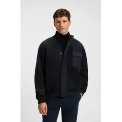 BOSS ORANGE Blouson Ze cozysolid Teddy Fell Fleece Kuschel Plüsch Jacke blau XXL (54)