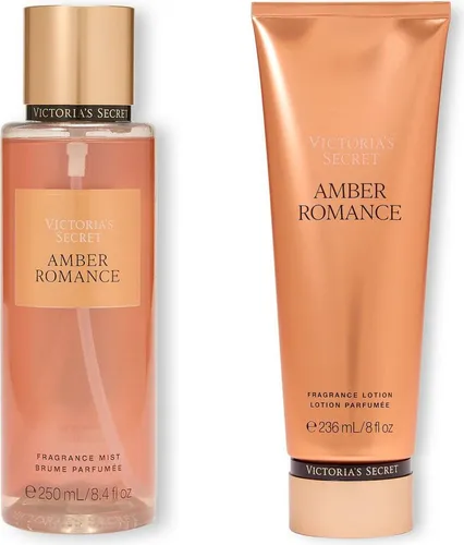 Victoria's Secret - Set aus Körperspray und Körpermilch – Amber Romance