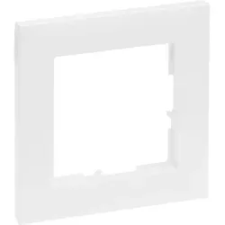 Legrand 765171 SEANO 1-fach Rahmen, Ultraweiß