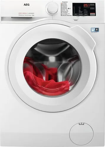 AEG L6FBA51680 Serie 6000 ProSense® Waschmaschine - Waschmaschine mit ProSense-Technologie für optimale Anpassung von Wasser und Energieverbrauch. Ideal für individuelle Waschzyklen und maximale Effizienz, damit Ihre Wäsche bestens gepflegt wird.