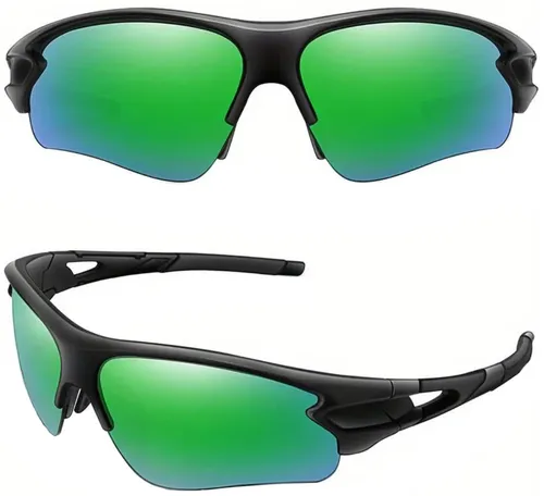 Herrenbrille - Polarisierte Gläser - Sonnenschutz - Sportstil - Grün