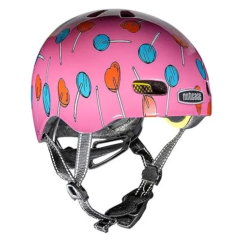 Nutcase Unisex-Youth Baby Nutty-Sucker Punch Helm - Fahrradhelm aus langlebigem PVC mit MIPS-Sicherheitssystem und Fidlock-Magnetschnalle für optimalen Schutz und einfachen Verschluss.