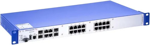 Hirschmann INET Gigabit Ethernet Switch MACH104-16TX-PoEP-E - 16-Port Gigabit Switch für 19 Zoll-Einbau, managebar und robust. Ideal für zuverlässige Netzwerkverbindungen in professionellen Umgebungen.