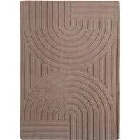Ayyildiz Teppiche Teppich POMPEI 1611 - Rechteckig, Kurzflor, Pflegeleicht - Verleihen Sie Ihrem Zuhause mit dem skandinavischen Boho Teppich in Beige und Creme einen besonderen Akzent. Die pflegeleichte Oberfläche und der stilvolle 3D-Effekt machen ihn ideal für Wohnzimmer oder Schlafzimmer.