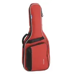 Gewa Gigbag Kindergitarre rot - Instrumentenzubehör für 1/2-Konzertgitarren, bietet optimalen Schutz durch 12 mm Schaumstoffpolsterung und hochwertiges Cordura für junge Musiker.