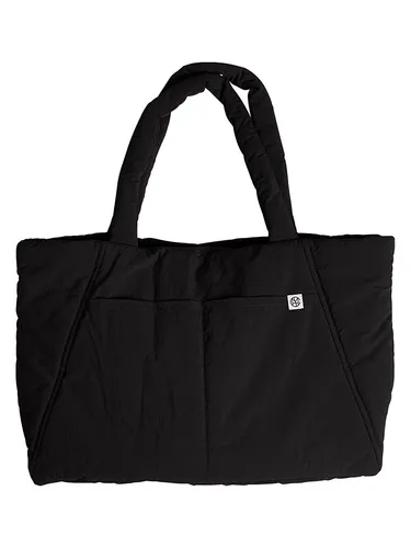 Moss Copenhagen Shopper MSCHSiria Saja Icon Shopper schwarz - Stylische Handtasche aus 100% Polyamid, ideal für den Alltag. Der schwarze Shopper bietet viel Platz und ist ein modisches Accessoire für jedes Outfit.