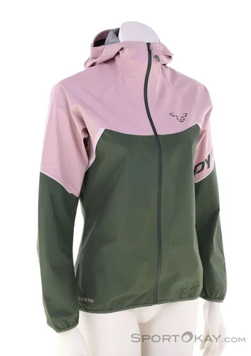 Dynafit Alpine GTX Damen Laufjacke - Pink/Rosa (M) - Die Dynafit Alpine GTX Laufjacke bietet optimalen Schutz beim Trail Running. Mit innovativem Zip-Over-Rucksack-System bleibt dein Gepäck trocken, während das leichte, atmungsaktive Material für höchsten Komfort sorgt.