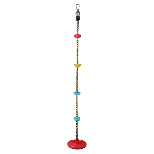 ALPIDEX Ninja Line Kinder Slackline Hindernisse Set mit Turnringen und Kletterleiter - 🐒 Erstellen Sie im Handumdrehen einen spannenden Kletterparcours für Ihre Kinder! Die Hindernisse sind flexibel anpassbar, fördern die motorischen Fähigkeiten und bieten Spaß für Kinder ab 3 Jahren. Maximale Belastbarkeit: Slackline bis 2 Tonnen.
