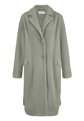 hessnatur Mantel Damen Wollfleece Regular aus Bio-Merinowolle mit Bio-Baumwolle | nachhaltig und fair hergestellt (Fair Wear Foundation)