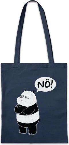 Urban Backwoods Nö Panda, Stofftasche, Farbe: Navy
