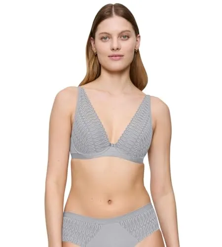 Triumph Aura Spotlight T WHP Schalen-BH 75C Grey Shadow - Funktionsunterwäsche mit edlen Spitzen-Verzierungen und leicht gepaddeten Cups – perfekt für jeden Anlass geeignet.