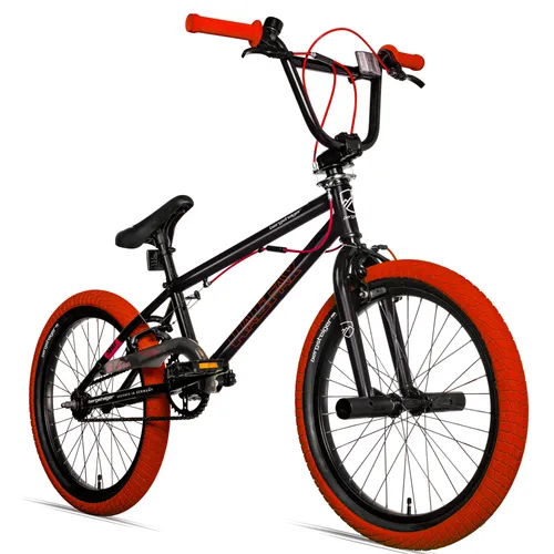 bergsteiger BMX-Rad Halifax 20 Zoll - Kinderfahrrad mit 360° Rotor-System für coole Freestyle-Tricks, ideal für Jungen und Mädchen. Robuste Bauweise und rutschfeste Pedale sorgen für Sicherheit und Spaß im Alltag.
