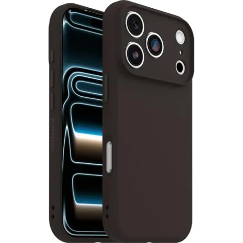 OtterBox Figura Serie MagSafe Hülle für iPhone 17 Pro, stoßfest, sturzsicher, ultraschlank, dünne schützende Hülle, Getestet nach Militärstandard, Braun