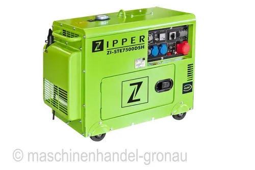 Zipper ZI-STE7500DSH Stromerzeuger 6.5kW - Stromaggregate für Baustellen und Garten, leistungsstark mit 4600W und ideal für landwirtschaftlichen Einsatz.