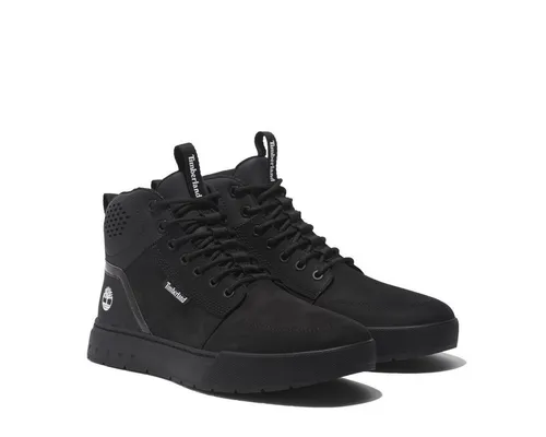 Timberland Mens Mid Lace UP Sneaker black 9 - Wanderschuhe mit nachhaltigen Materialien: Der Timberland Mid Lace UP Sneaker bietet Komfort, Stil und umweltfreundliche Features wie recycelte Schnürsenkel und eine Laufsohle aus regenerativem Gummi.