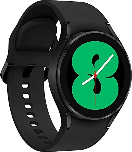 Samsung Galaxy Watch4 - Runde Bluetooth Smartwatch mit drehbarer Lünette - Smartwatch mit Fitness-Tracker und Körperzusammensetzungsmessung, ideal für Gesundheitsbewusste und Sportler.