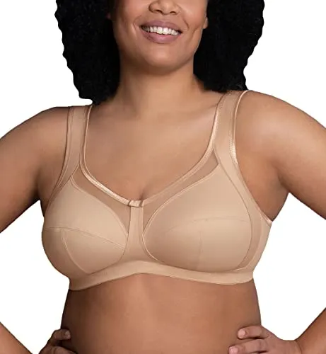 Anita Clara Comfort Soft Bra Beige C 75 Damen - Funktionsunterwäsche für optimalen Komfort – bügelloser Soft-BH mit dreigeteilten Cups für festen Halt und eleganter, transparenter Obercup-Partie.