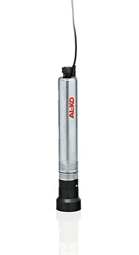 AL-KO Tiefbrunnenpumpe TBP 6000/7 - Wasserpumpen - Robuste 7-stufige Tiefbrunnenpumpe für konstanten Druck, ideal zur Bewässerung aus Brunnen mit Durchmesser ab 100 mm, inklusive 20 m Ablasseil.